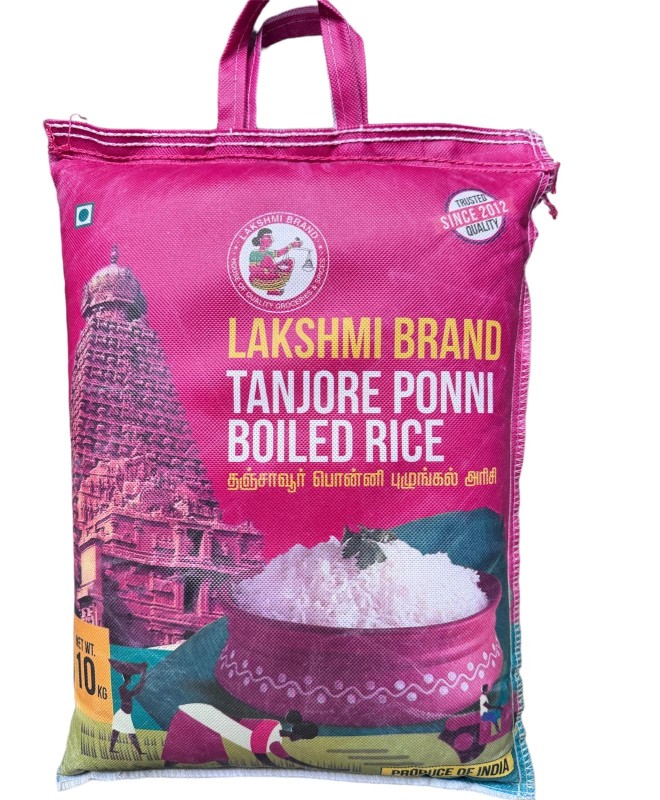 Lakshmi Brand - Tanjore Ponni Boiled Rice 10 Kg