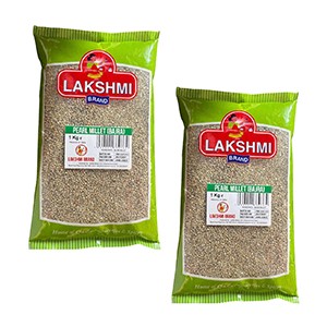 LAKSHMI BRAND-Pearl Millet 1Kg , Bajra Grains ,KAMBU, Sajjalu, Cambu for Healthy & Nutrious Cooking