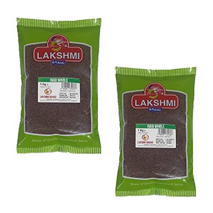 LAKSHMI BRAND-Pure Whole Ragi Grains 1Kg ,Finger Millet Grains Kelvaragu , Kavru, Panji Pullu for Healthy Cooking & Natural Grains of Ragi