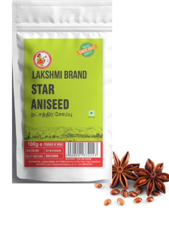 Lakshmi Brand - Star Aniseed (100gms)