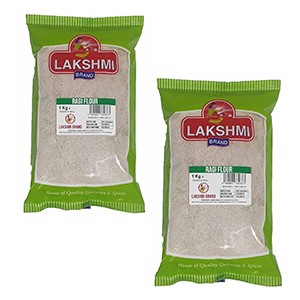 LAKSHMI BRAND-Natural Plain Ragi Flour 1Kg, Kelvaragu Mavu , Kurakkan Ma , Velu Millet Pindi , Keppai Mavu , Finger Millet Four for Healthy Lifestyle