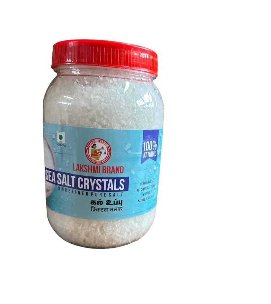 LAKSHMI BRAND- Iodised, Low Sodium Table Crystal Salt 2kg ,Kaluppu, Uppu, Namak Best for Healthy Cooking