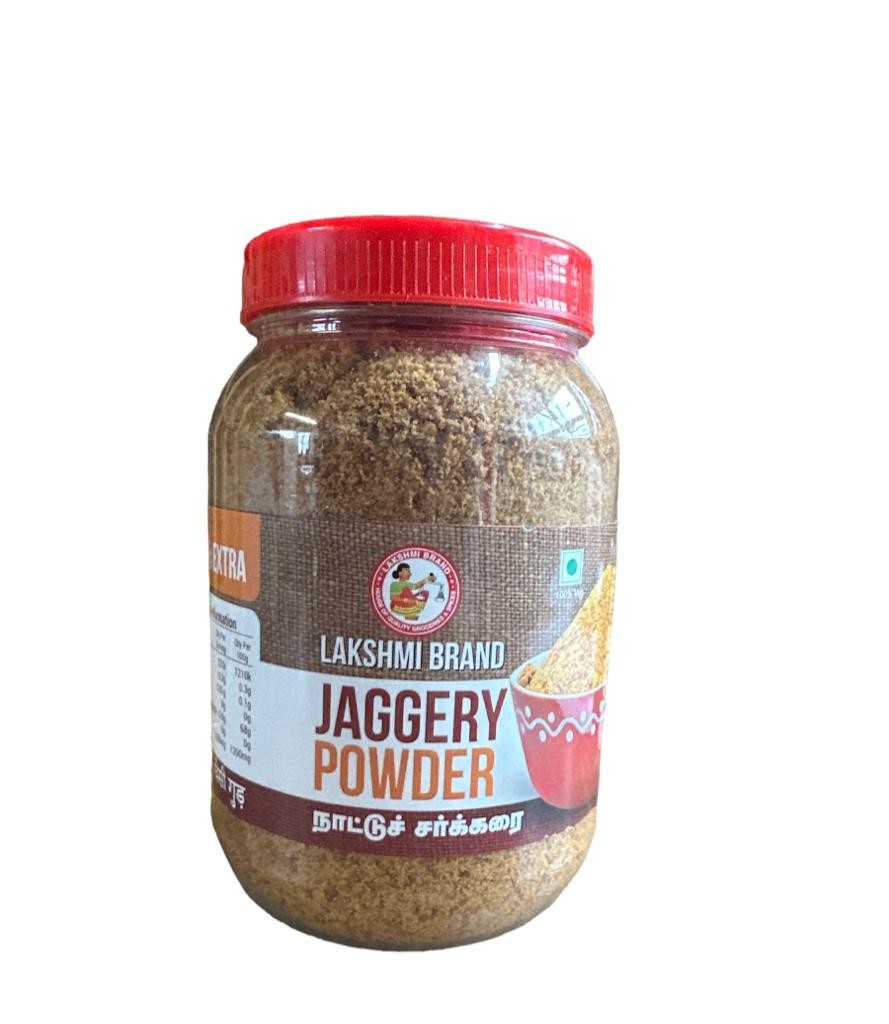 LAKSHMI BRAND-Naturally Fine Powdered Jaggery, Natural Gul Powder ,Vellam ,Sarkara ,Bella and Unrefined Sugar Cane Jaggery Powder